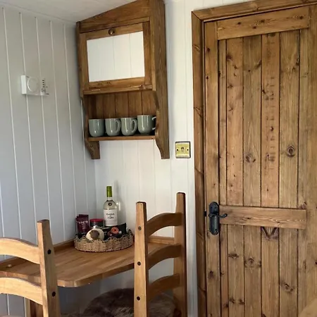 Fernlea Luxury Shepherds Hut - Sleeps 2 & Hot Tub *